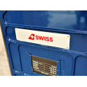 Original Airline Trolley "Swissair" Farbe Lichtgrau, nur wenige Stücke vorhanden